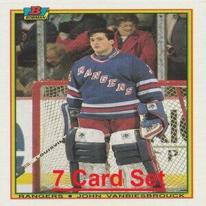 John Vanbiesbrouck NYR Hockey Card Collection